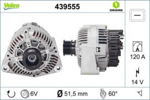 Valeo 439555 - Alternátor -