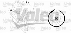 Valeo 433323 - Štartér -