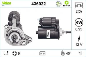 Valeo 436022 - Štartér -