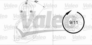 Valeo 436041 - Štartér -