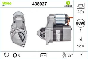 Valeo 438027 - Štartér -