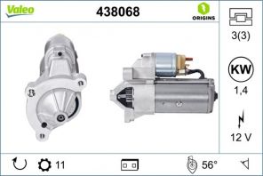 Valeo 438068 - Štartér -