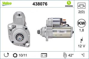 Valeo 438076 - Štartér -