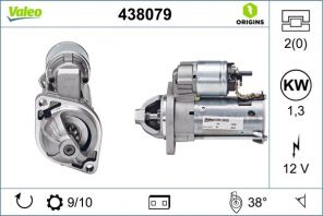 Valeo 438079 - Štartér -