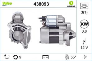 Valeo 438093 - Štartér -