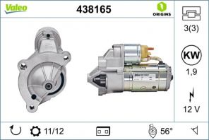 Valeo 438165 - Štartér -