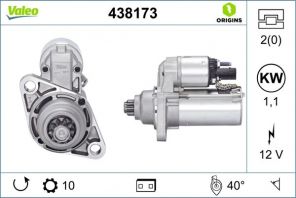 Valeo 438173 - Štartér -