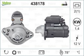 Valeo 438178 - Štartér -