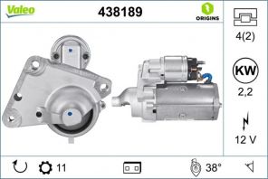 Valeo 438189 - Štartér -