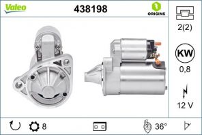 Valeo 438198 - Štartér -