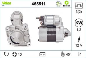 Valeo 455511 - Štartér -
