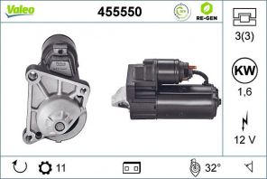 Valeo 455550 - Štartér -