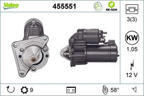 Valeo 455551 - Štartér -