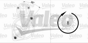 Valeo 455561 - Štartér -
