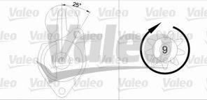 Valeo 455564 - Štartér -