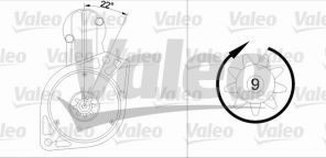 Valeo 455567 - Štartér -