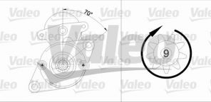 Valeo 455578 - Štartér -