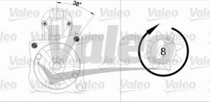 Valeo 455582 - Štartér -