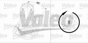 Valeo 455583 - Štartér -