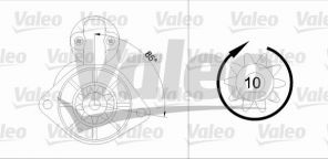 Valeo 455584 - Štartér -