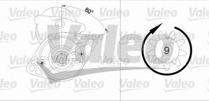 Valeo 455612 - Štartér -