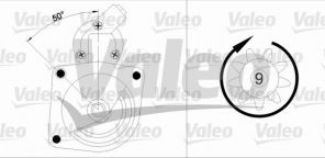 Valeo 455626 - Štartér -