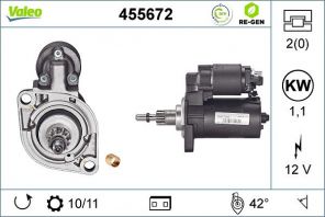 Valeo 455672 - Štartér -