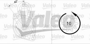 Valeo 455673 - Štartér -