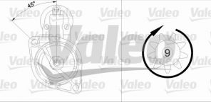 Valeo 455677 - Štartér -