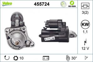 Valeo 455724 - Štartér -
