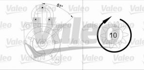Valeo 455726 - Štartér -