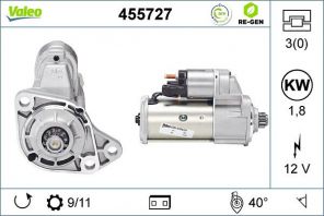 Valeo 455727 - Štartér -