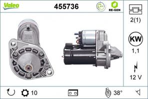 Valeo 455736 - Štartér -
