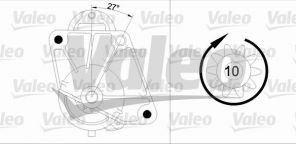 Valeo 455741 - Štartér -