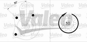 Valeo 455746 - Štartér -