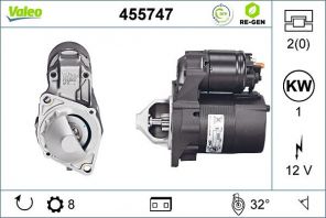 Valeo 455747 - Štartér -