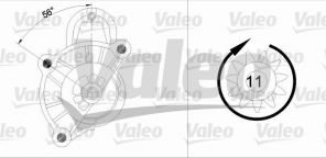 Valeo 455749 - Štartér -