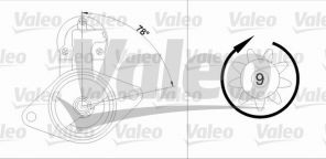 Valeo 455885 - Štartér -
