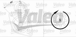 Valeo 455888 - Štartér -