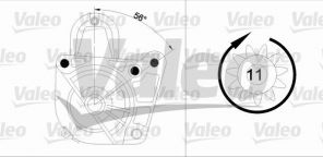 Valeo 455972 - Štartér -