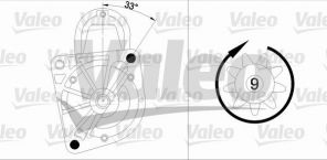 Valeo 455975 - Štartér -