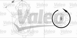 Valeo 455977 - Štartér -