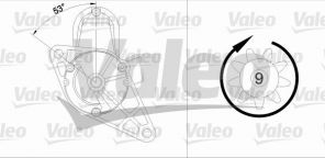 Valeo 455980 - Štartér -