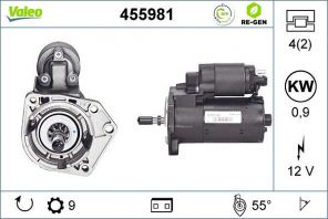 Valeo 455981 - Štartér -