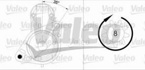 Valeo 455984 - Štartér -