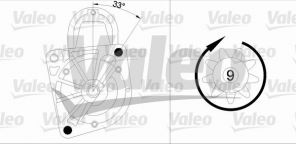 Valeo 458163 - Štartér -