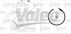 Valeo 458168 - Štartér -