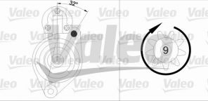 Valeo 458184 - Štartér -