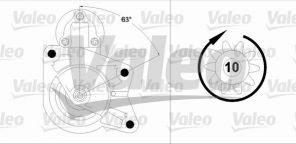 Valeo 458202 - Štartér -