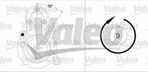 Valeo 458204 - Štartér -